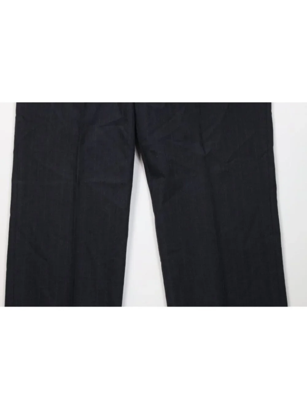Vtg 90s Streetwear Mens 44L 2 Piece Wool Suit Wedding Striped Wide Leg 40x31 USA